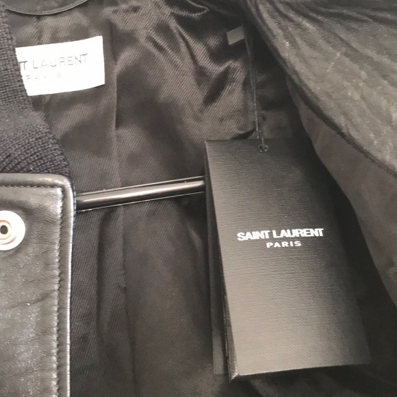 New with tags Saint Laurent lambskin Teddy Jacket - Picture 3 of 8